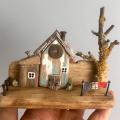 Mini maison bois flotté